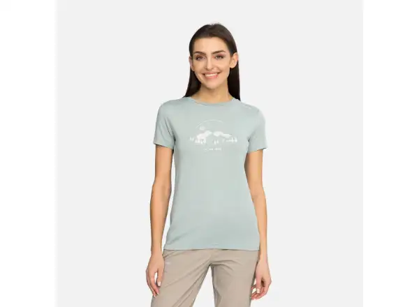 Viking Lenta Lady Damen T-Shirt kurzer Ärmel Green/Beige