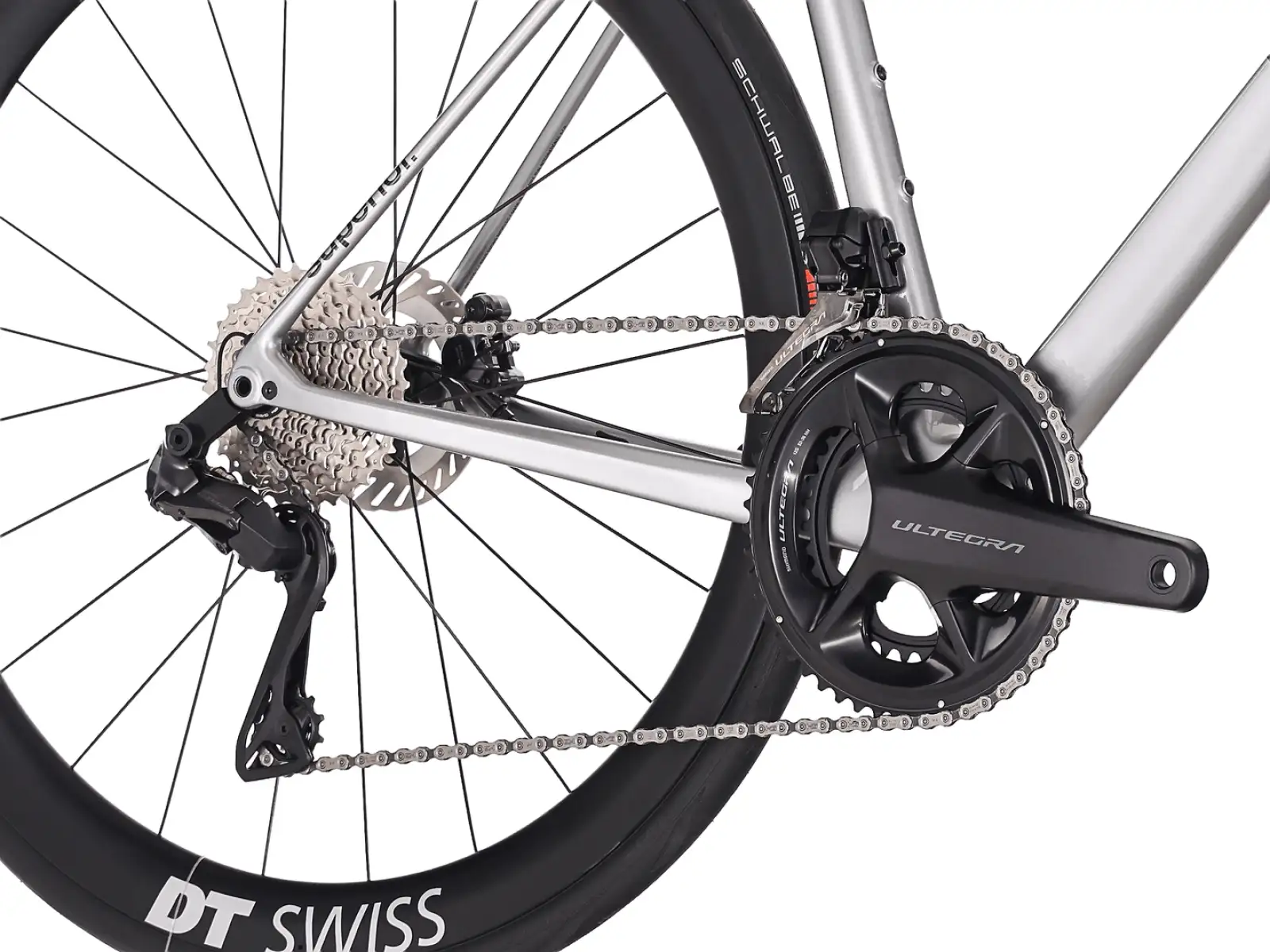 Superior RR 9.8 Rennrad Gloss Chrome Silver/Black Metallic