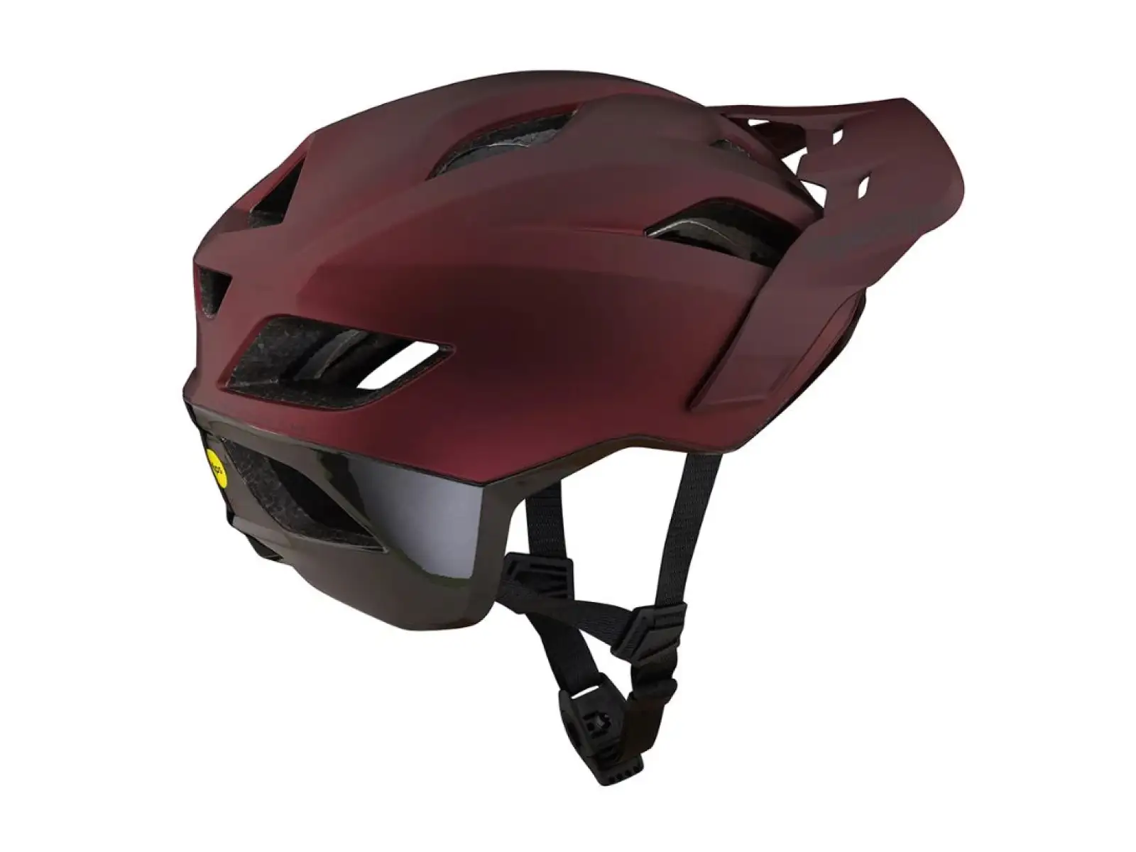 Troy Lee Designs Flowline SE MIPS Helm Radian Burgundy/Charcoal
