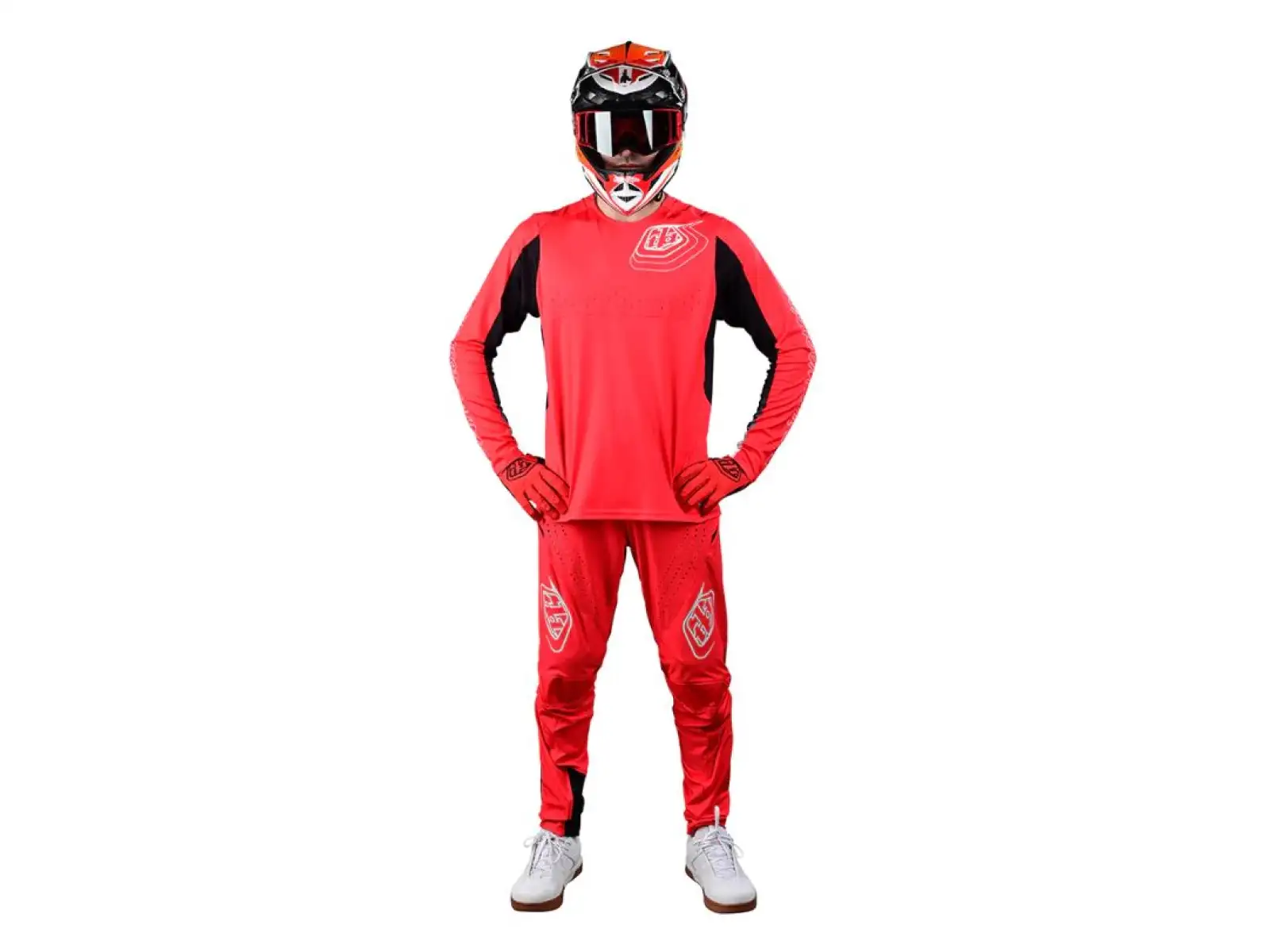Troy Lee Designs Sprint Herren Langarmtrikot Richter Race Rot