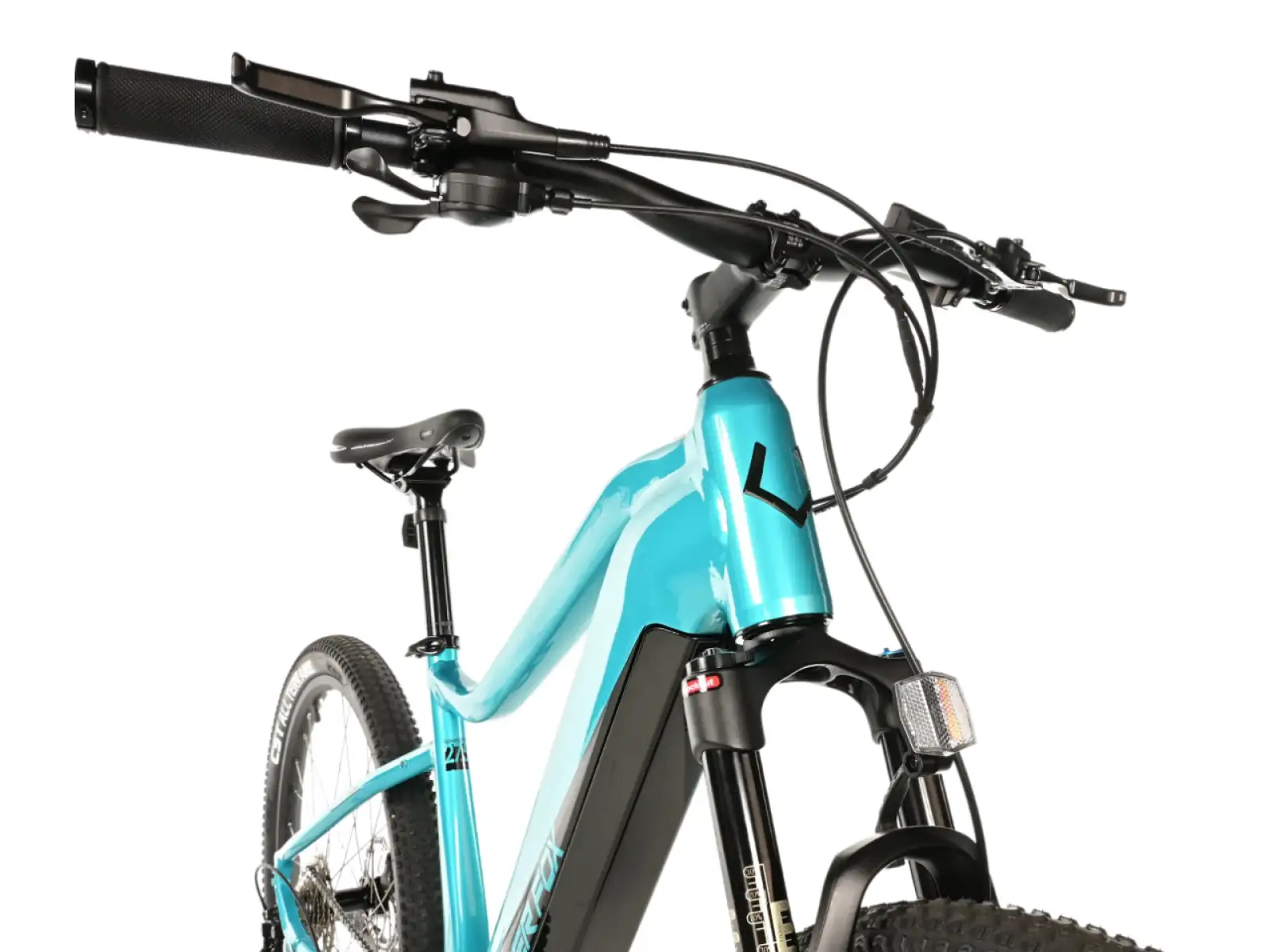 Leader Fox Swan 27,5 Herren-E-Mountainbike türkis