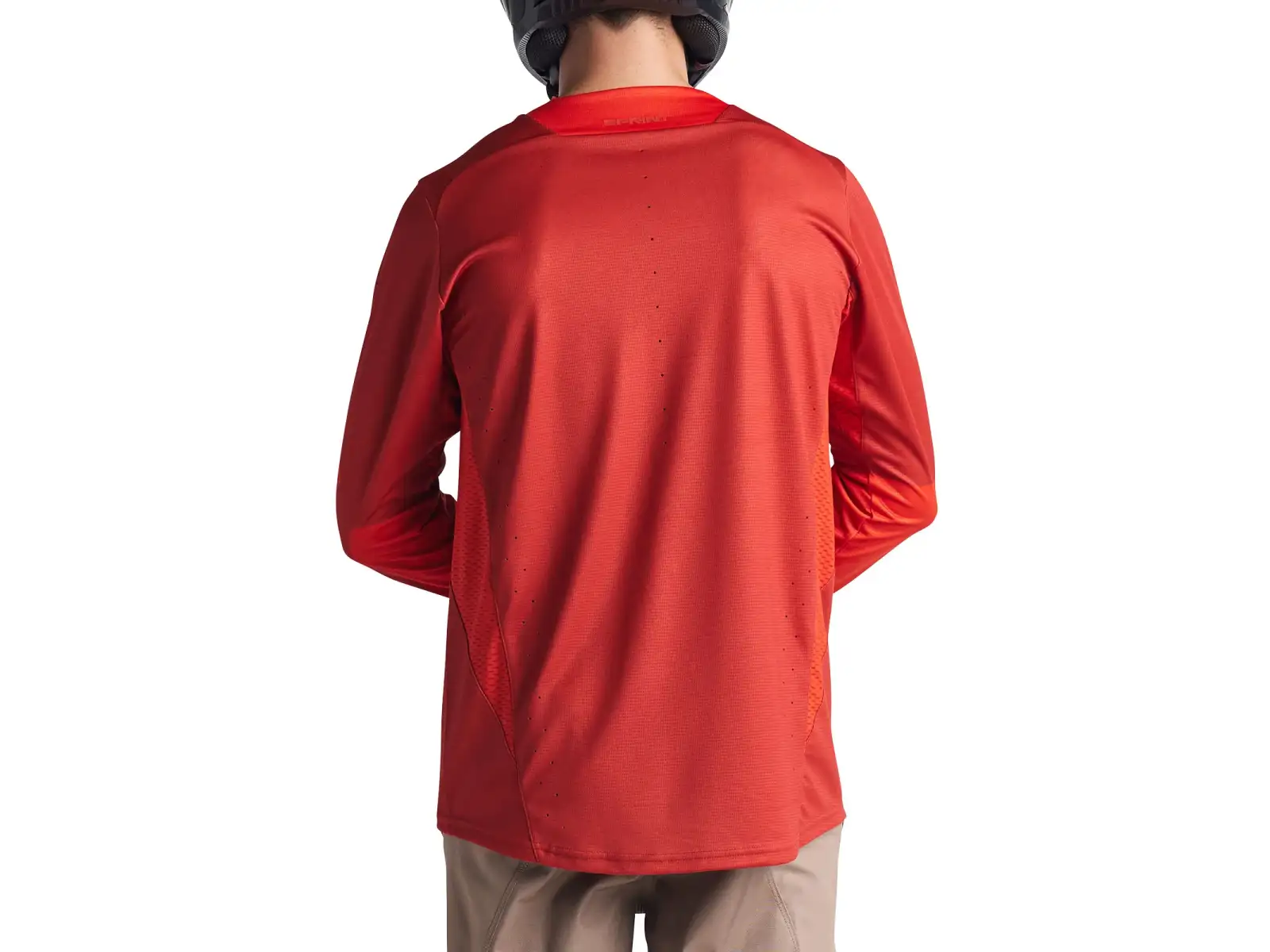 Troy Lee Designs Sprint Icon Herren Langarmshirt Fire Orange