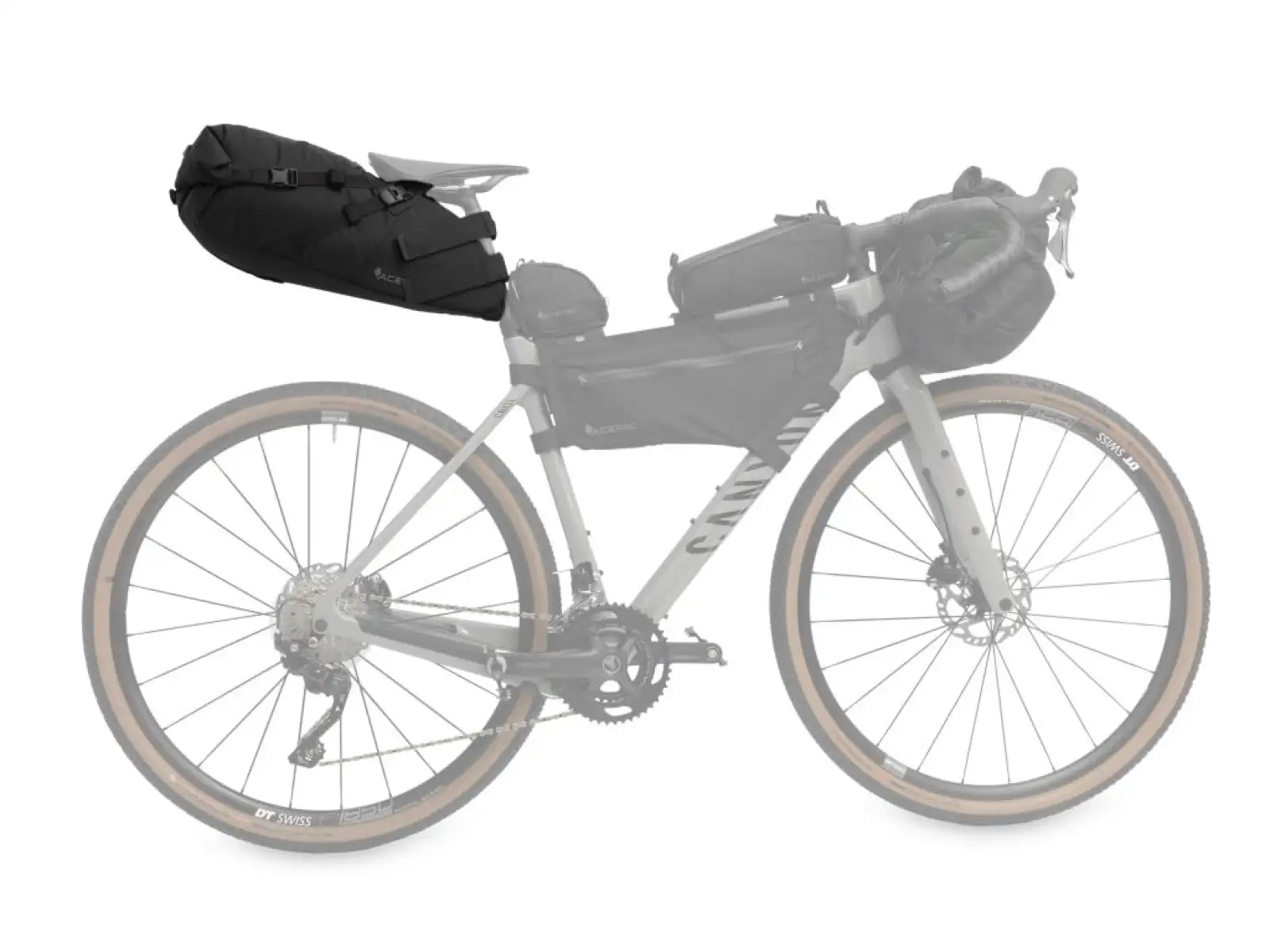 Acepac Saddle Bag MKIII Tasche 16 l Black