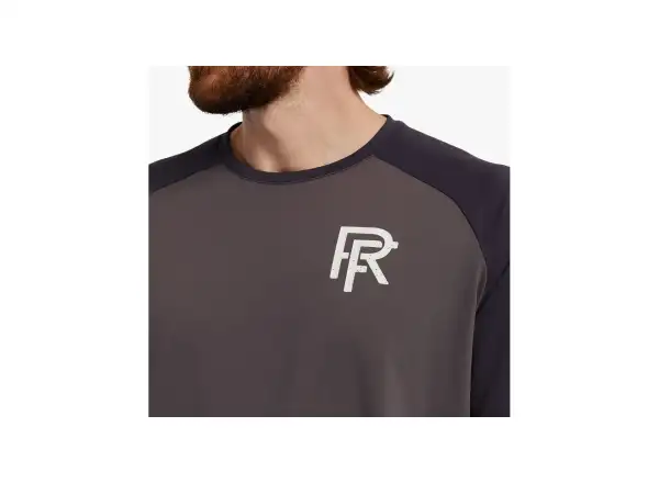 Race Face Commit Herren T-Shirt 3/4 Ärmel Charcoal