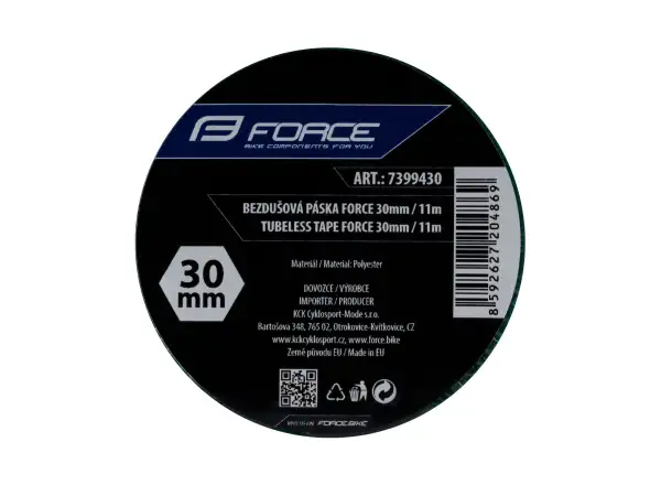 Force Tubelessband 30 mm x 11 m grün