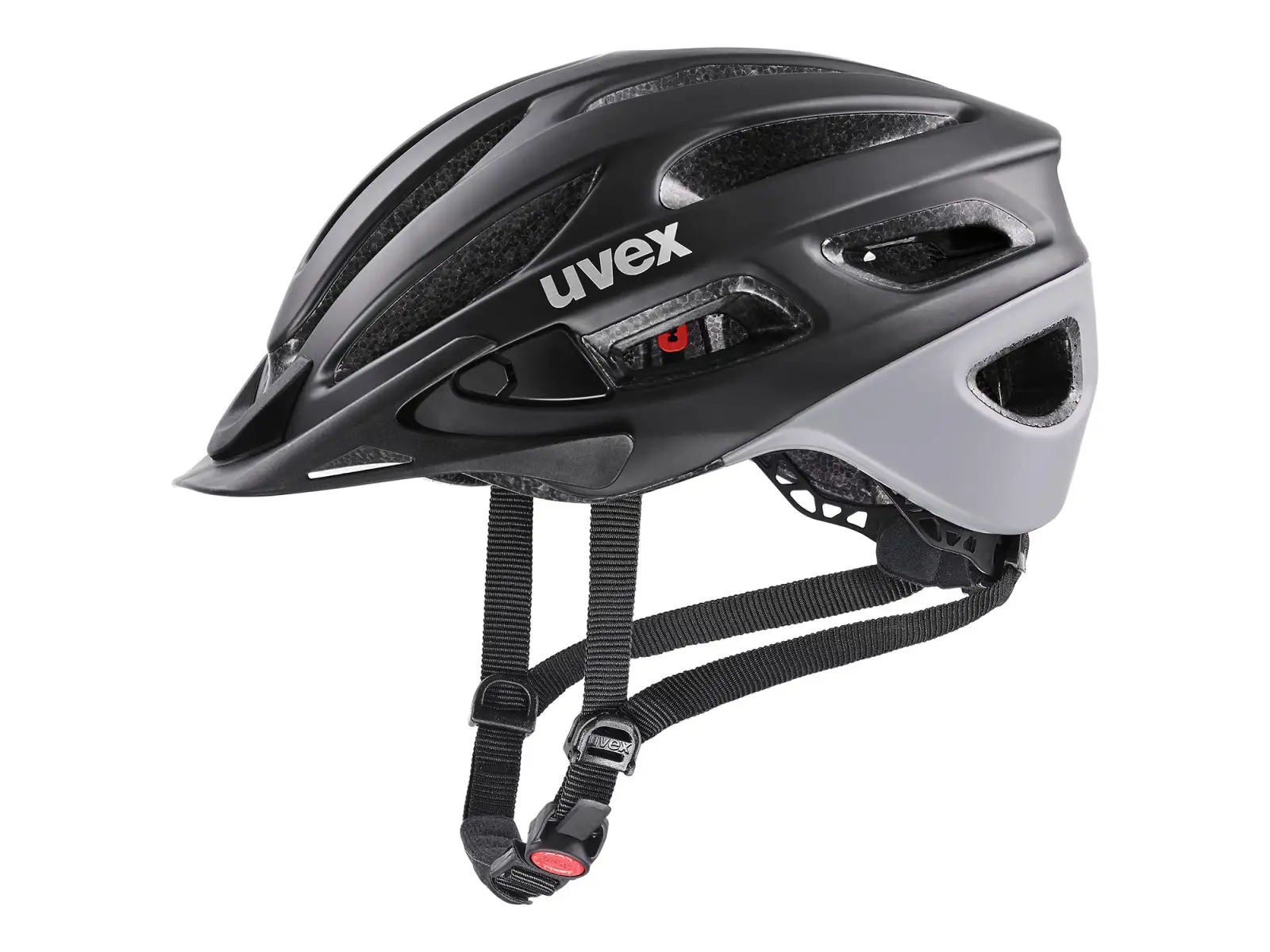 Uvex True MTB Helm Black/Grey Mat 2021