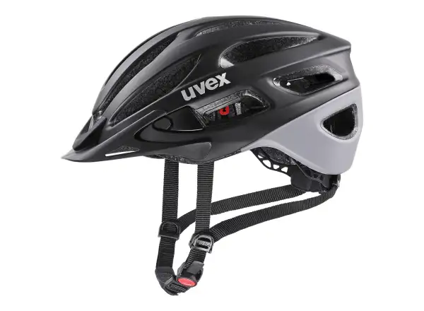 Uvex True MTB Helm Black/Grey Mat 2021
