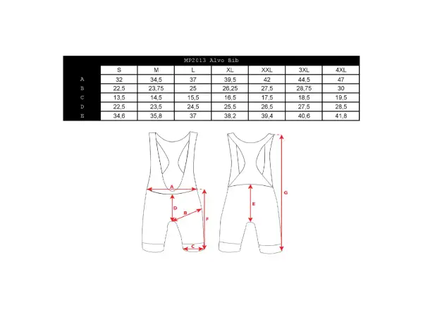 Silvini Alvo Bib Herren 3/4 Hose mit Trägern und Polsterung schwarz