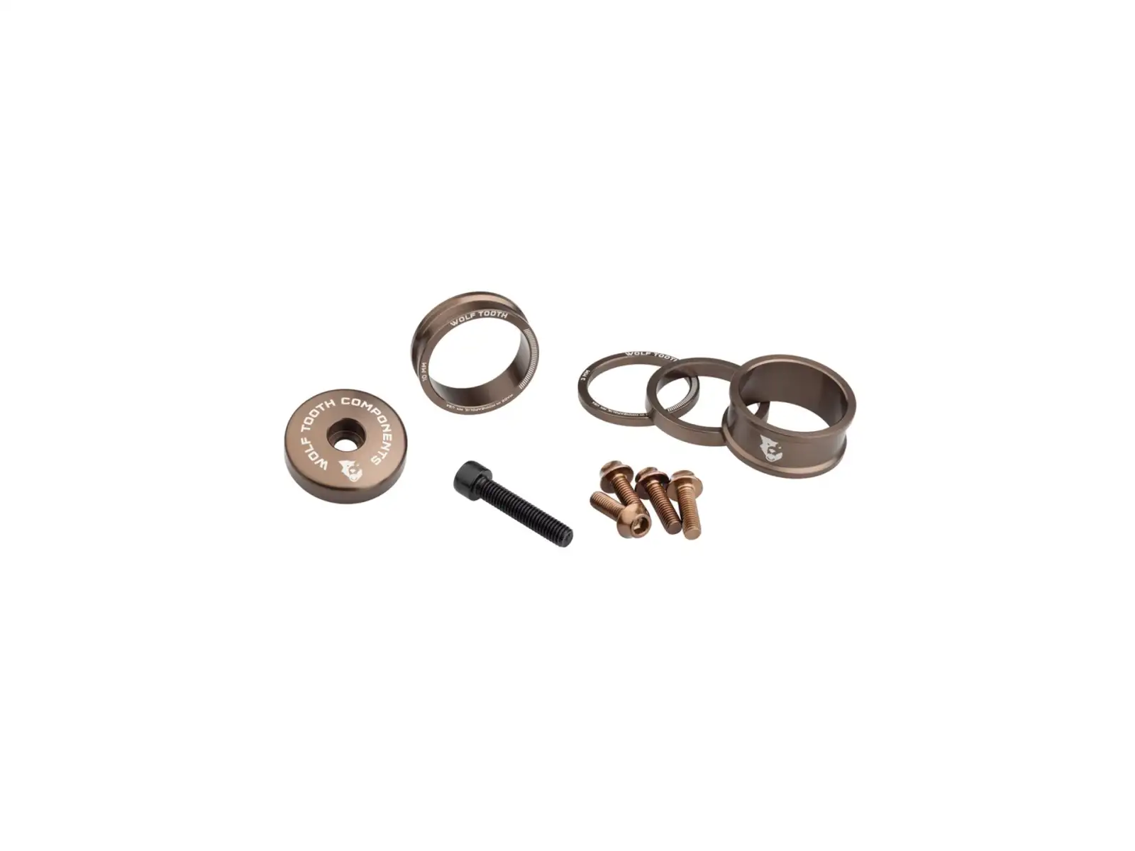 Wolf Tooth Eloxiertes Farbkit Espresso