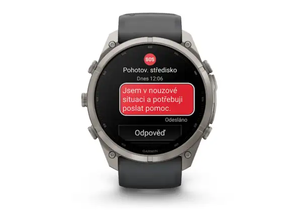 Garmin Fénix 9 Pro inReach 51 mm Smartwatch Titanium Graphite/Black