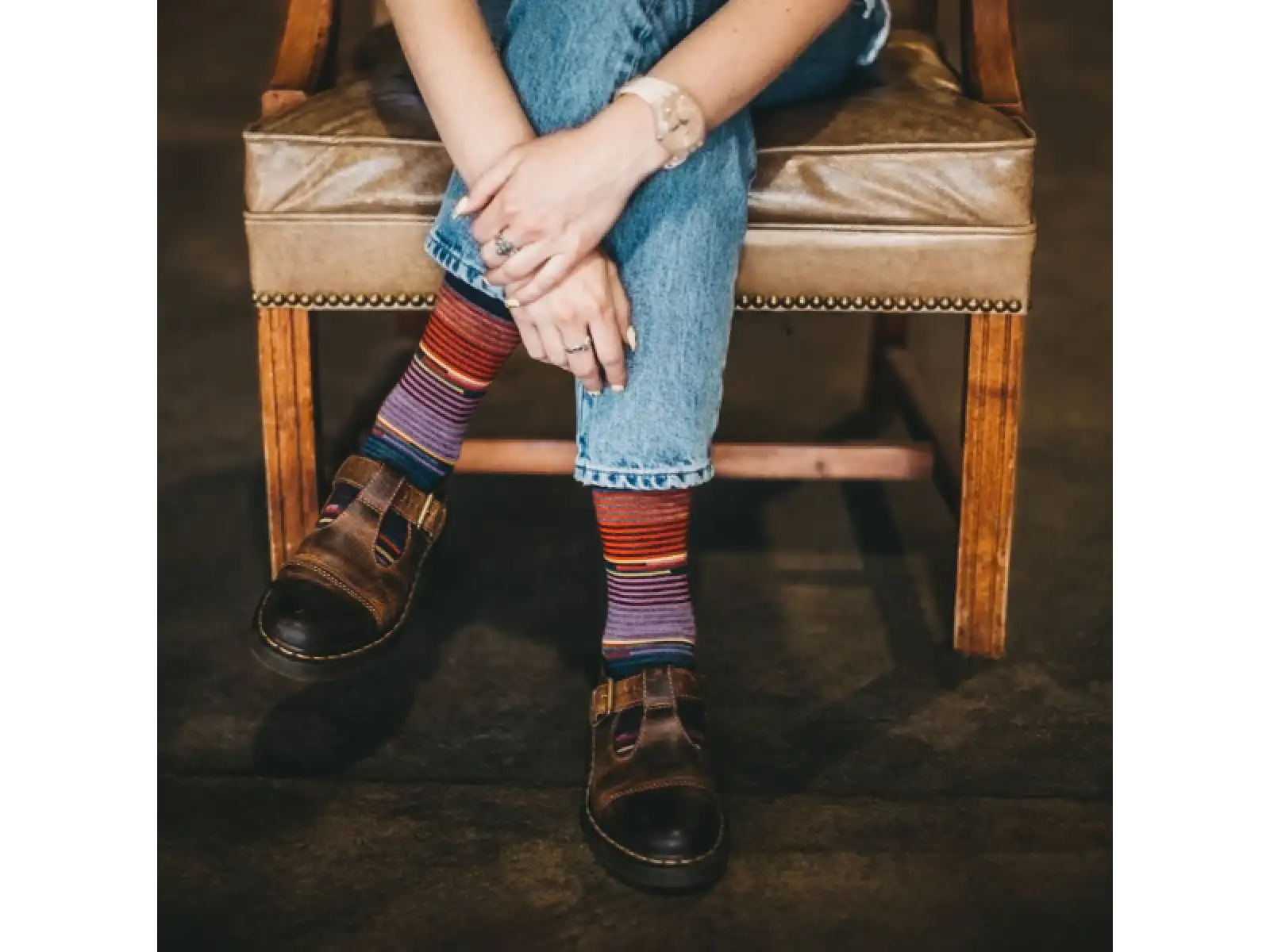 Darn Tough Pixie Crew Lightweight Damen Socken Navy