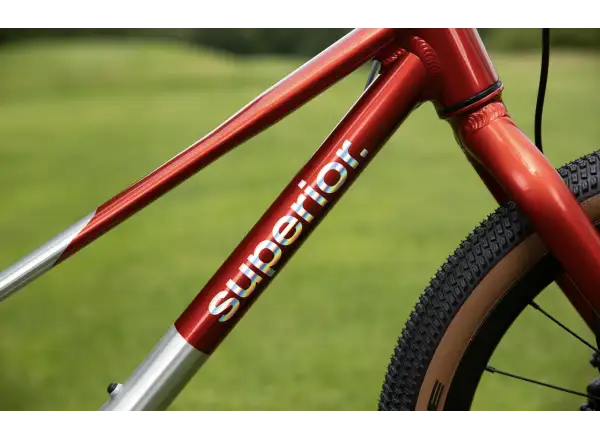 Superior TEAM 20 Kinderfahrrad Gloss Brushed Alu / Red