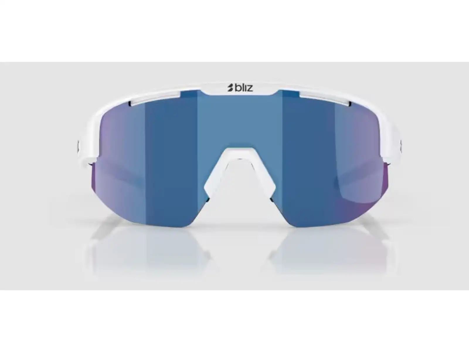 Bliz Matrix Brille Small Matt White Smoke/Blue Multi Kat.3