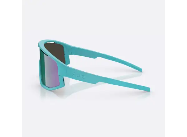 Bliz Fusion Small Sonnenbrille – Türkis mit Green Blue Multi