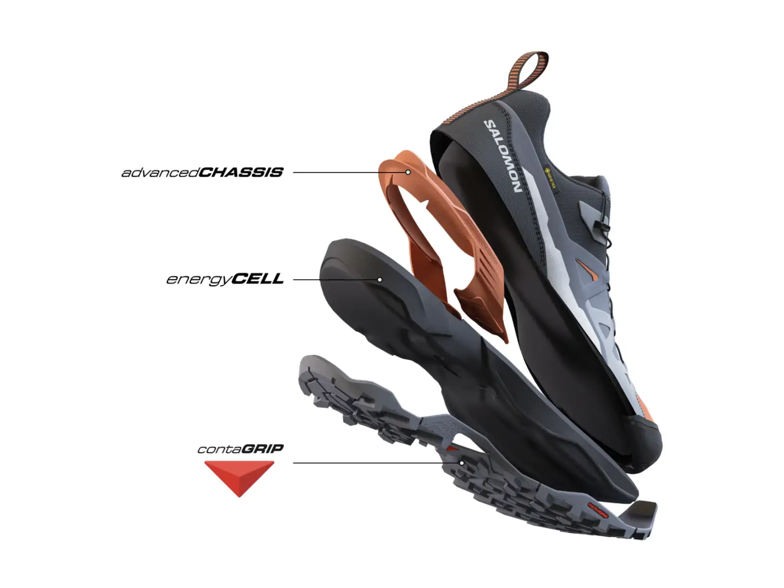 Salomon X Ultra 360 GTX Herren Wanderschuhe Black/Magnet/Quiet Shade