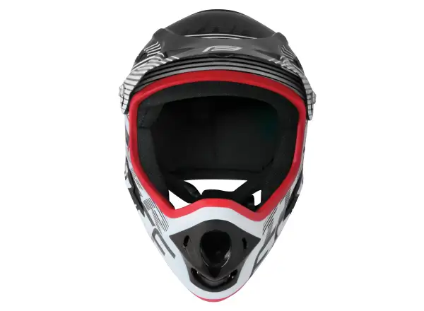 Force Tiger Downhill Helm Schwarz/Weiß