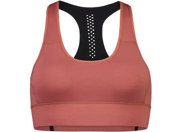Mons Royale Stratos Merino Shift Sport-BH in Terrakotta
