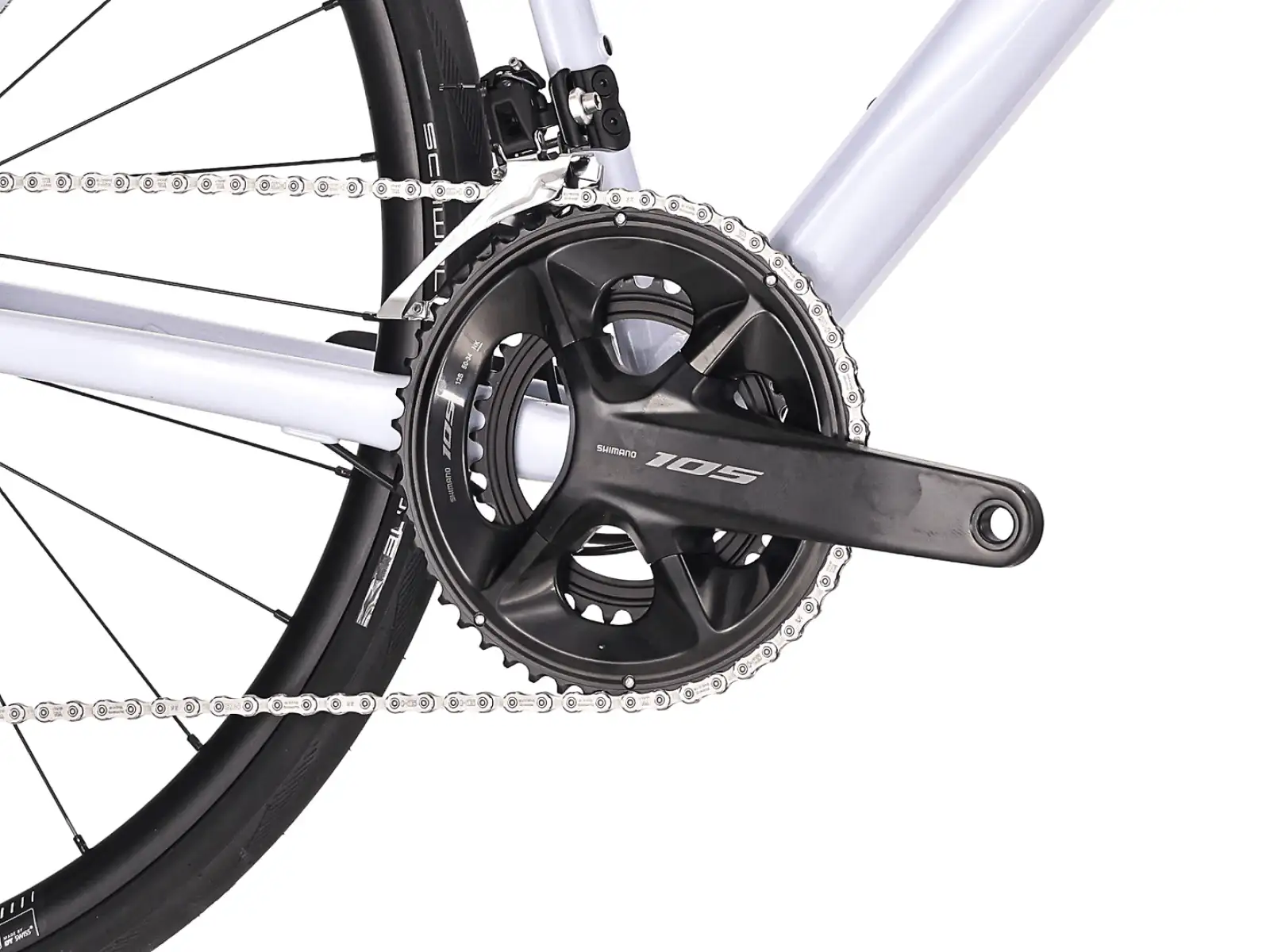 Superior XR 6.5 GF Rennrad Gloss Black / White