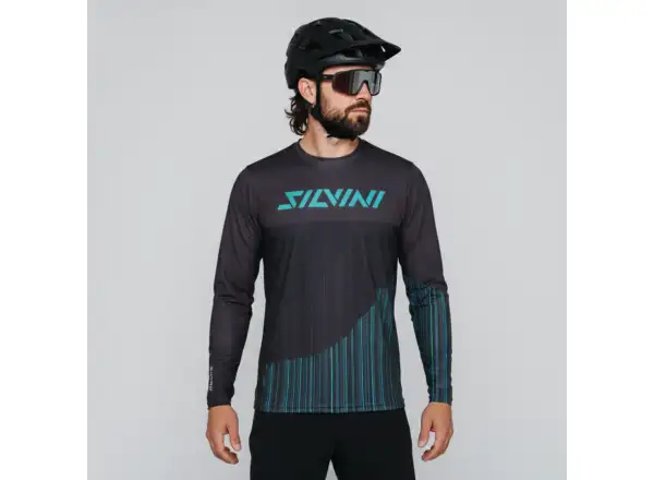 Silvini Ello Herren lockeres Trikot Langarm Black/Olive