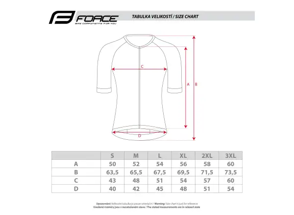 Force Sway Herrentrikot Kurzarm orange