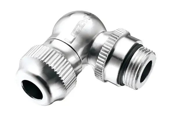 Lezyne Slip Chuck Schlauchadapter für Luftpumpe in Hochglanz-Finish