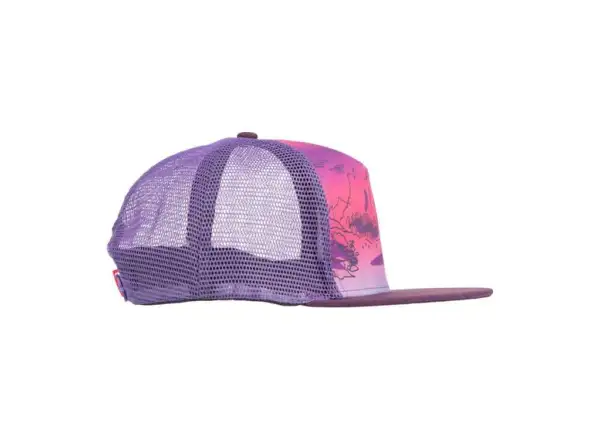 Salsa Landscape Trucker Hat Cap lila.
