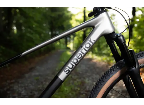 Superior XP 9.8 Mountainbike Matte Carbon/Dark Chrome