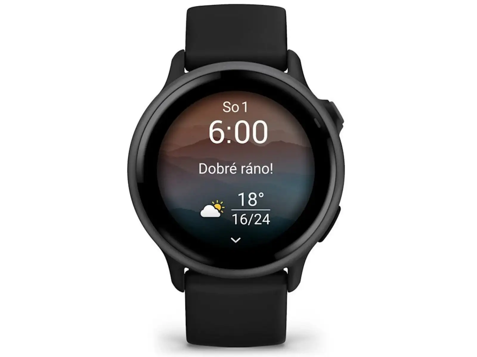 Garmin vívoactive 6 Smartwatch Slate Silikonarmband schwarz