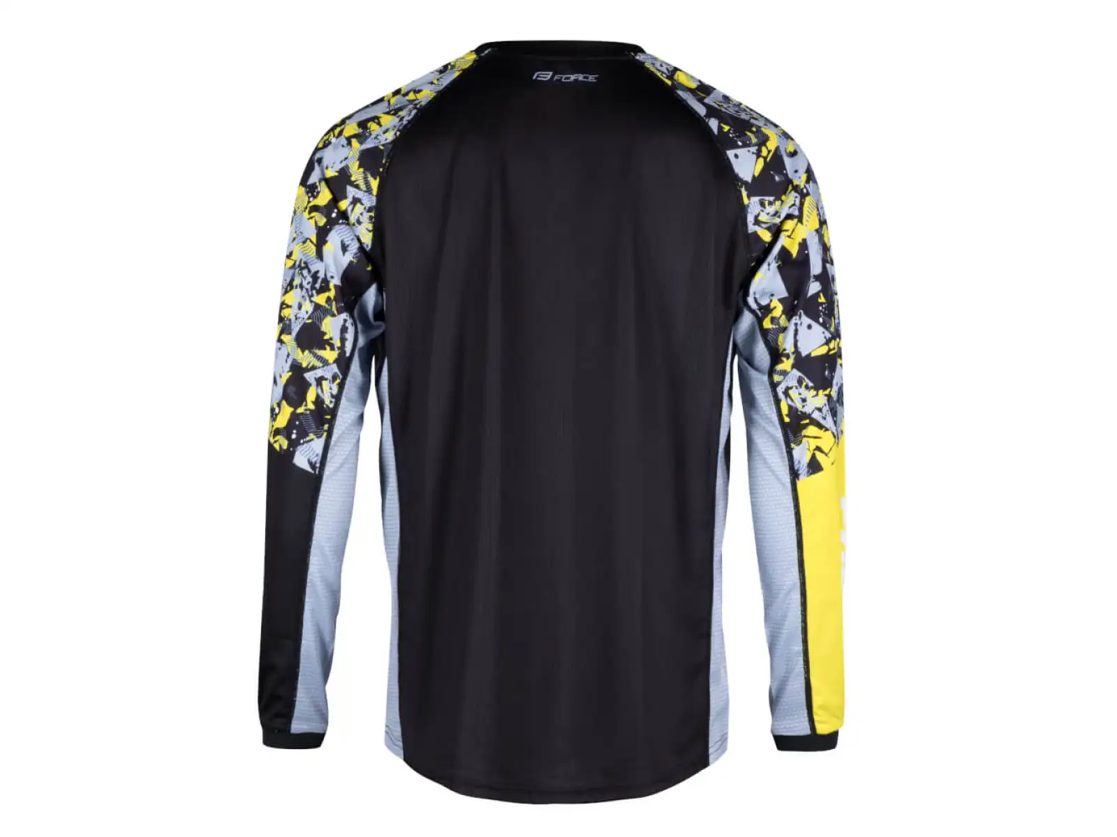 Force Reckless Unisex Langarmtrikot Schwarz/Gelb/Grau