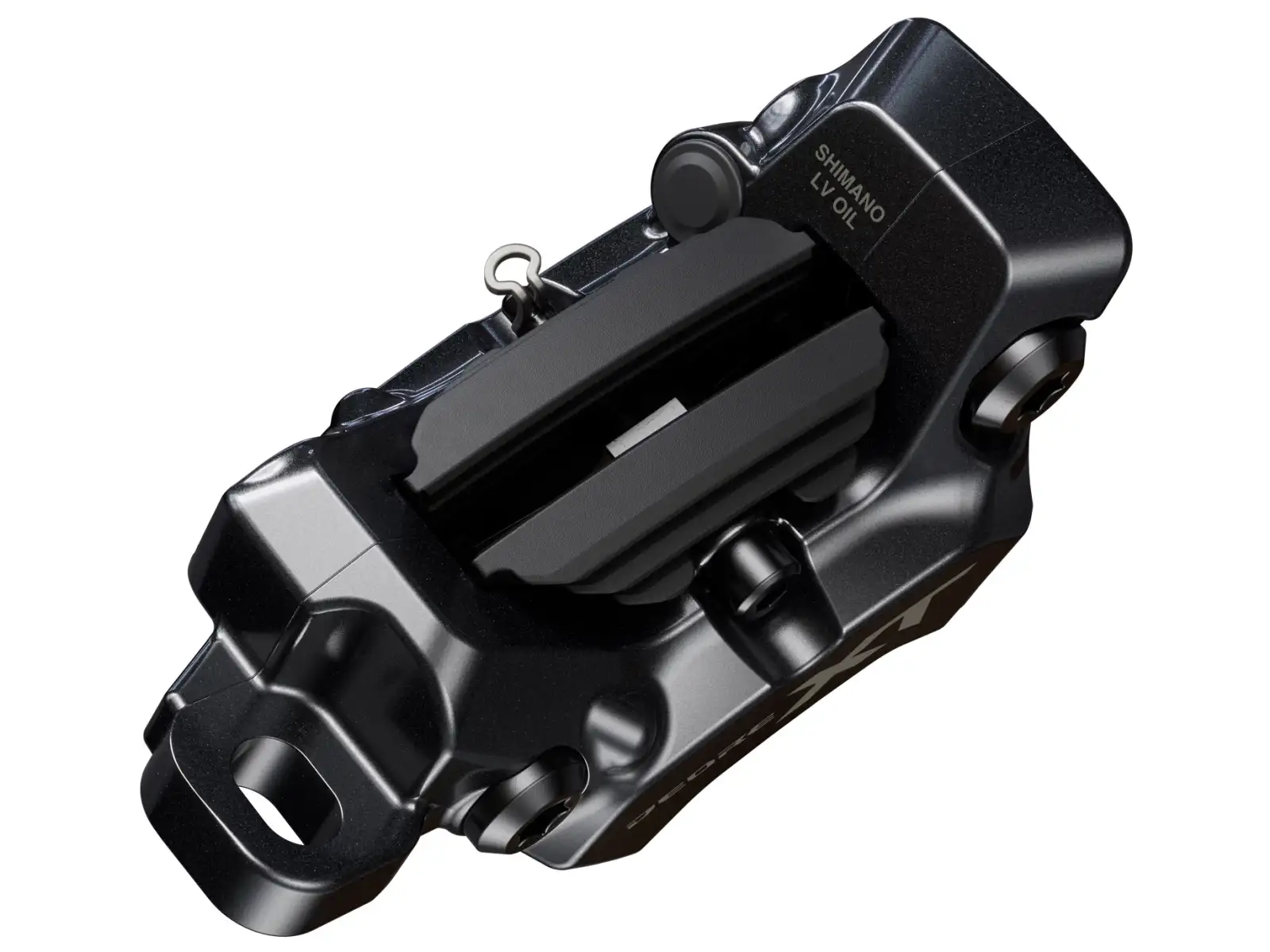 Shimano Deore XT BR-M8220+BL-M8200 Scheibenbremse hinten Beläge metallisch mit Kühlkörper