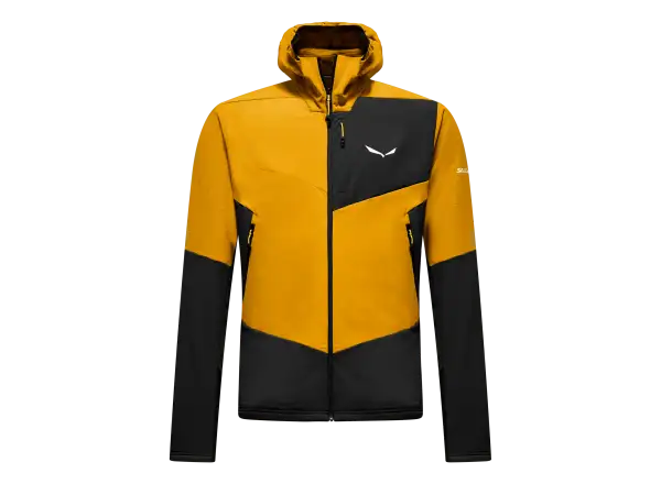 Salewa Ortles Fleece Pro Hooded Herren Fleecejacke mit Kapuze Gold