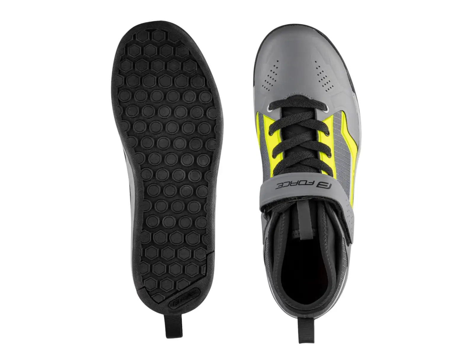 Force Downhill MTB Herrenschuhe grau/fluoreszierend