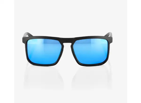 100% Renshaw Brille Matte Black/HiPER Blue Multilayer Mirror Lens