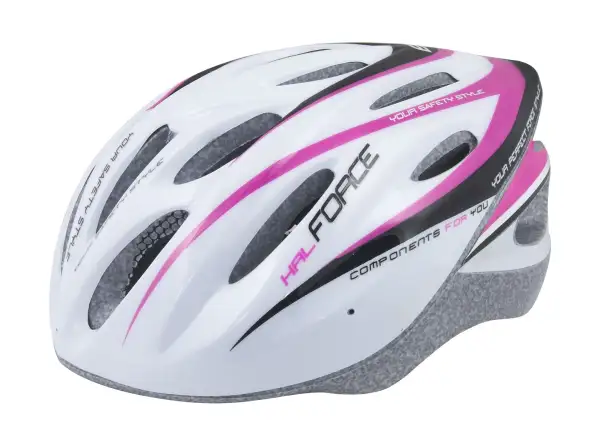 Force Hal Helm weiß/rosa