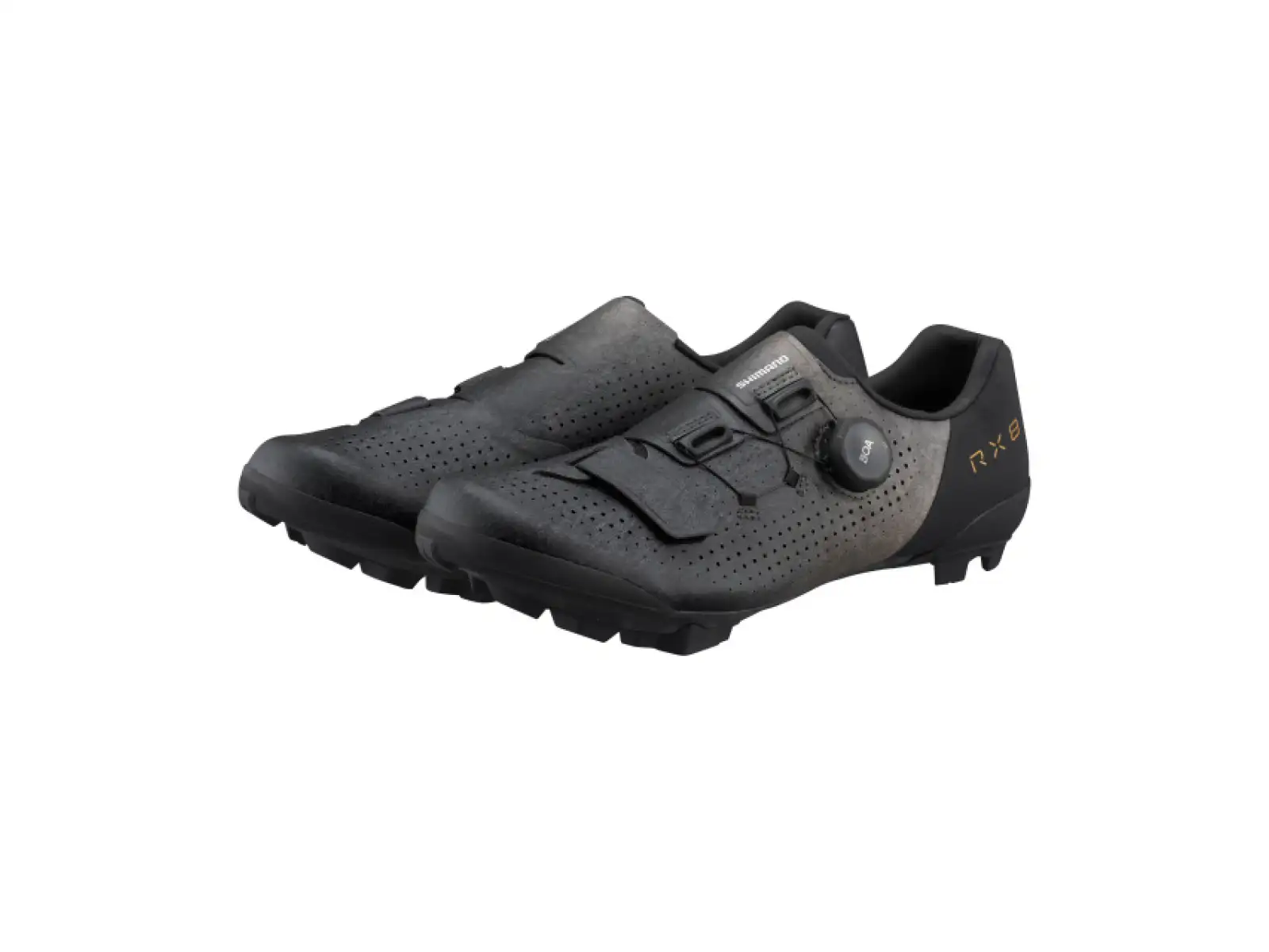 Shimano SH-RX801 Herren Gravel-Schuhe Schwarz