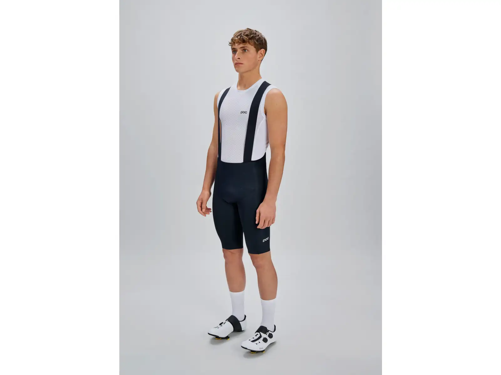 POC Raceday Herren-Shorts mit Einsatz und Trägern Uranium Black