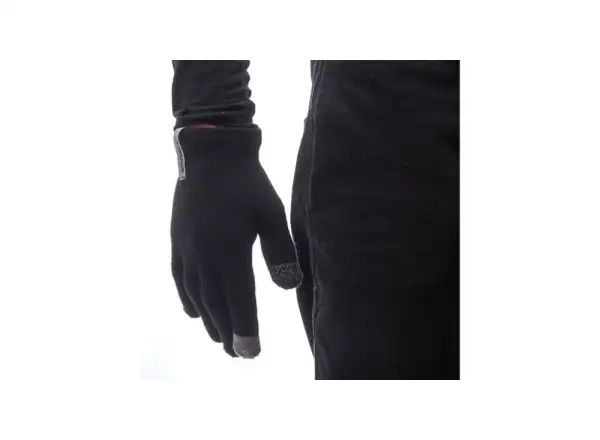 Sensor Merino Handschuhe schwarz