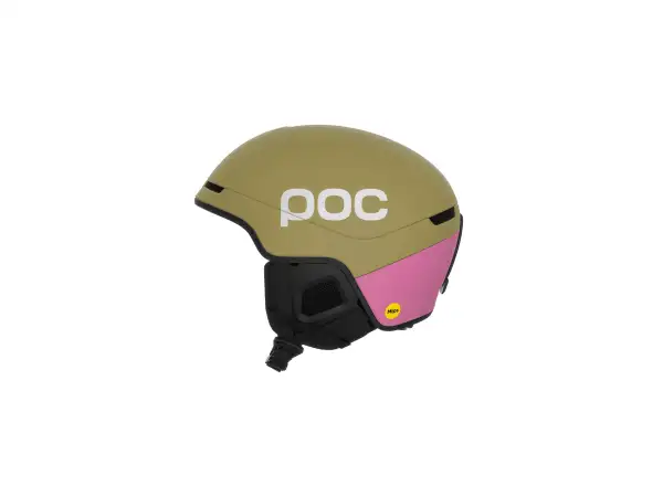 POC Obex Contour Skihelm Olivine Green Matt/Thulite Pink Matt