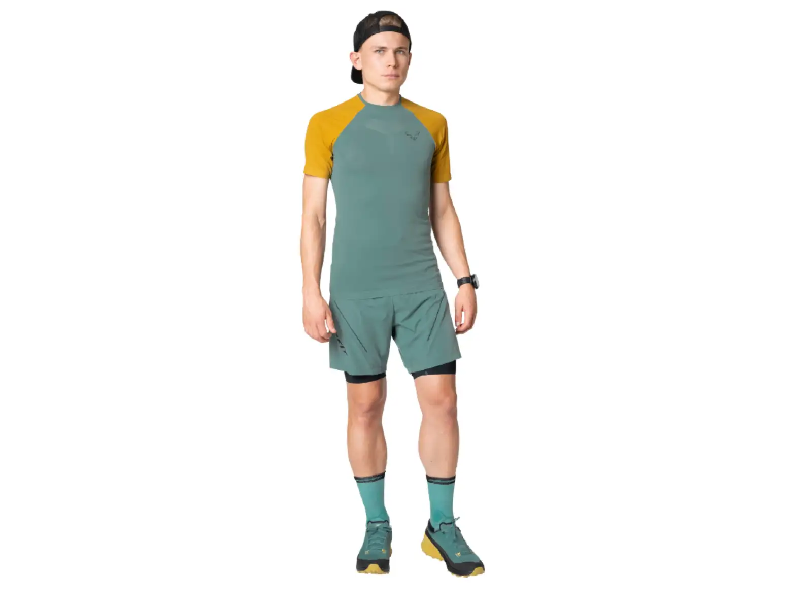 Dynafit Ultra 2in1 Herren Laufshorts Atlantic