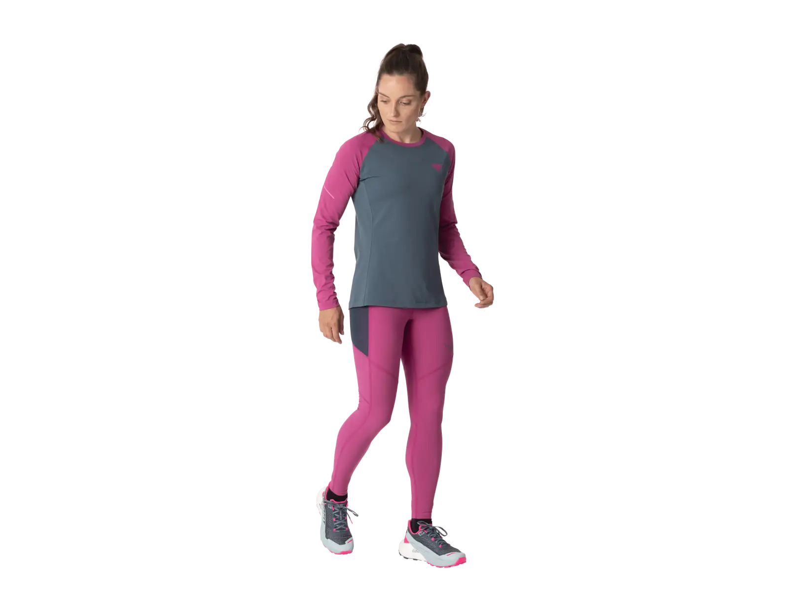 Dynafit Alpine Pro Damen T-Shirt Langarm Magenta