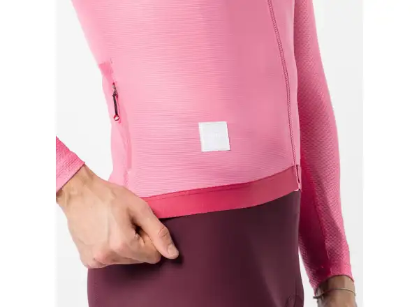 Castelli Giro 109 Corretto Herrentrikot Langarm Rosa Giro