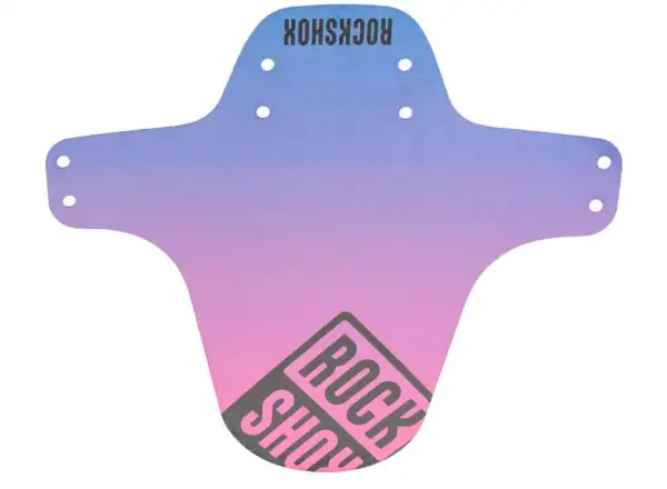 Rock Shox AM Fender Vorderes Schutzblech Blue Pink Fade / Schwarzes Logo