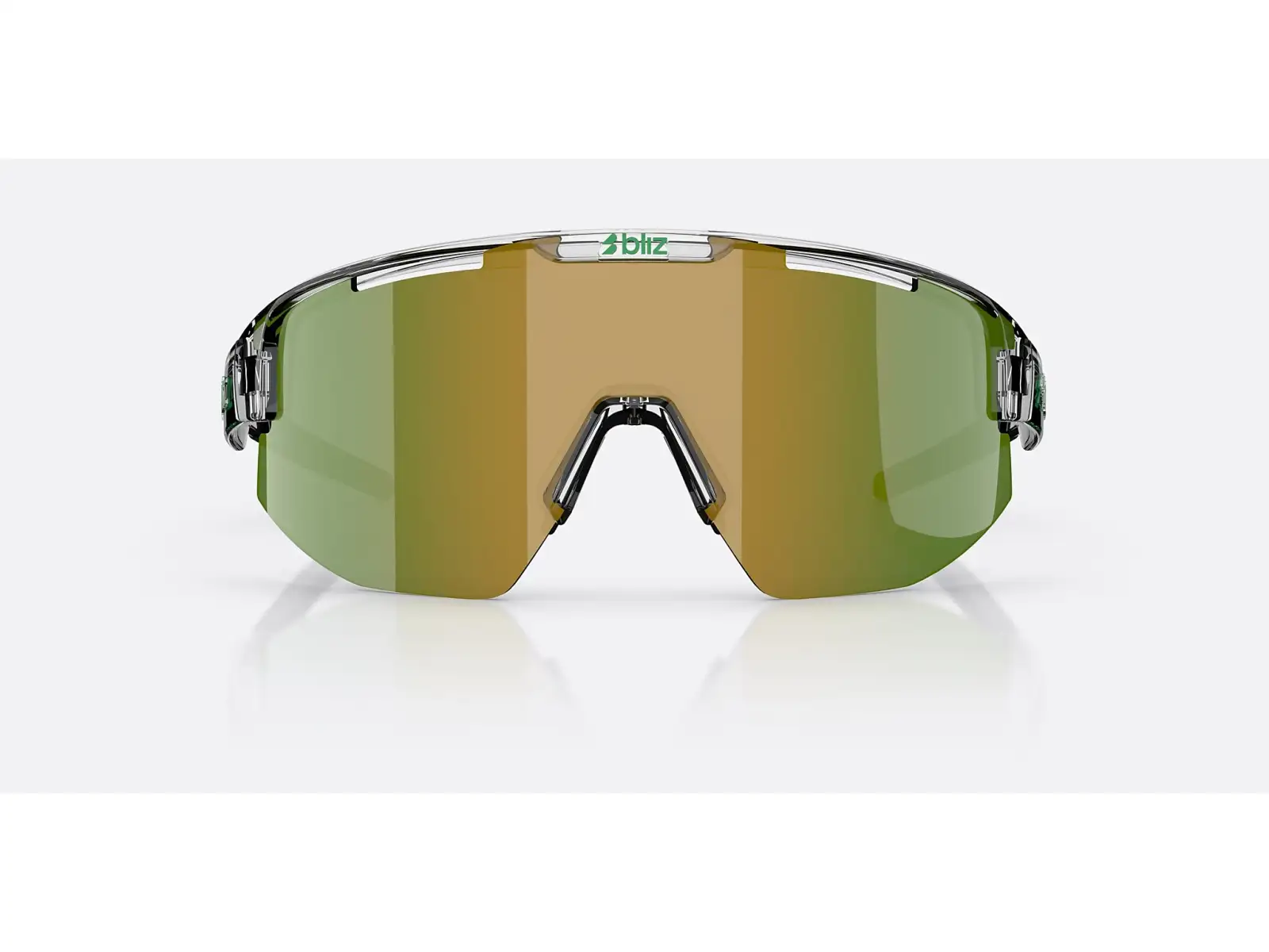Bliz Matrix Sonnenbrille Transparent White/Brown Green Multi