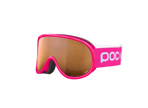 POC POCito Retina Kinder Skibrille Fluorescent Pink/ Teilweise sonniges Hellorange