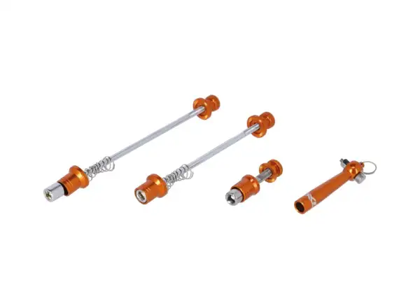 XLC QR-L08 Schnellspannerset Diebstahlsicherung orange