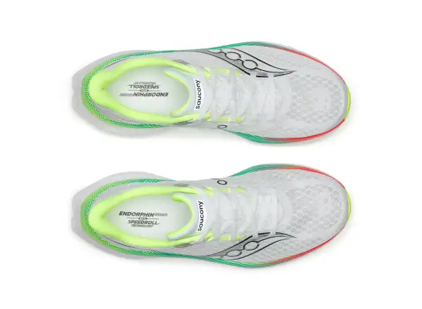 Saucony Endorphin Speed 5 Herren Laufschuhe White/Multi