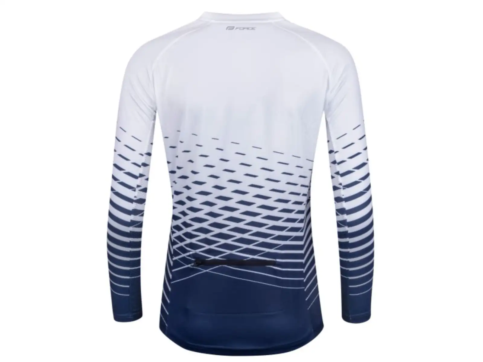 Force Angle Lady Damen Langarmtrikot Weiß/Blau