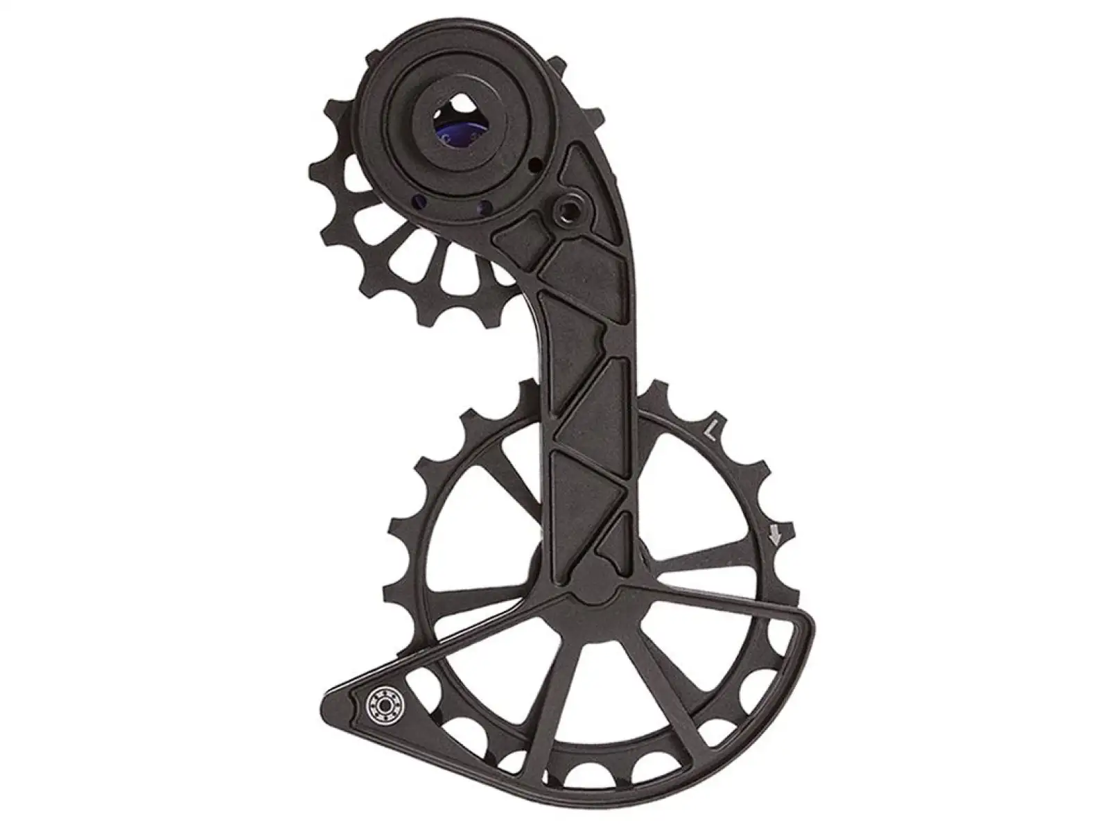 Kogel Kolossos Schaltkäfig mit Rollen für Etap AXS Road Black