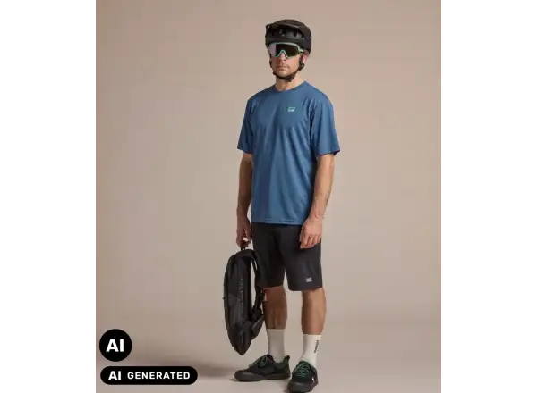 Maloja StaubachM. Herren-Trikot Kurzarm Dusty Blue