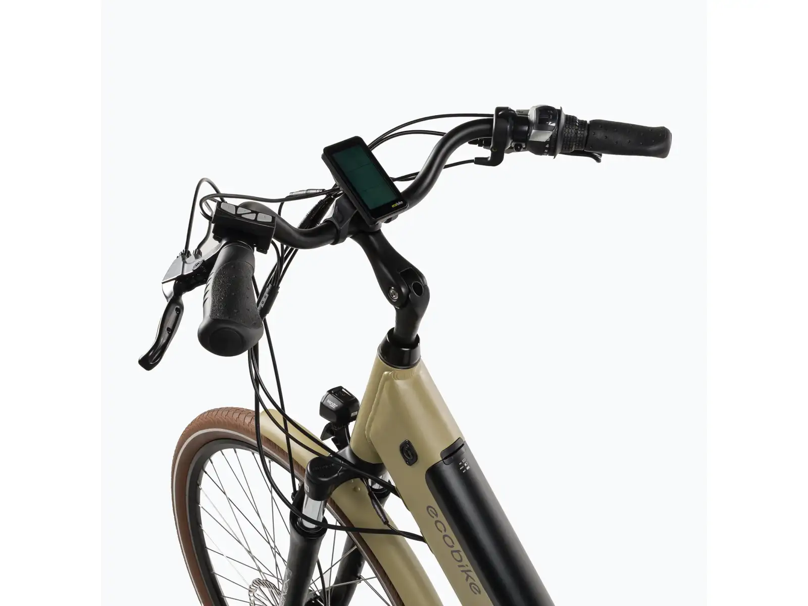 Ecobike X-City Stadt E-Bike 468 Wh Cappuccino